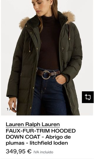 Precioso abrigo Ralph Lauren mujer