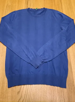Maglioncino Benetton Uomo Blu Taglia M