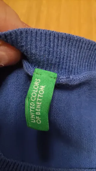 Maglioncino Benetton Uomo Blu Taglia M