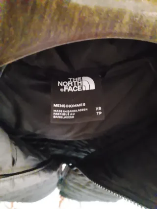 Chaqueta The North Face capucha negra Talla XS