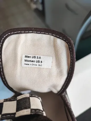 Zapatillas Vans Cuadros Talla 35