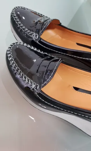 Mocasines negros Geox T 38