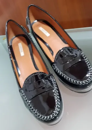 Mocasines negros Geox T 38