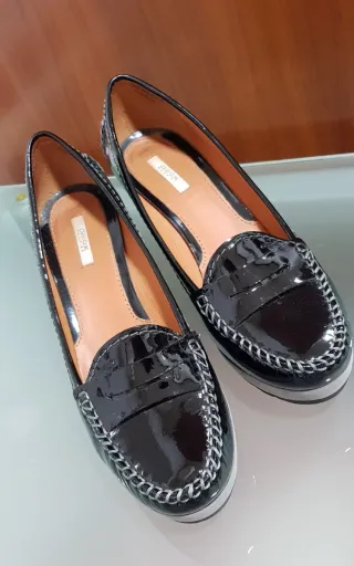 Mocasines negros Geox T 38