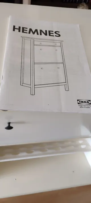 Zapatero Ikea Hemnes Madera Blanco