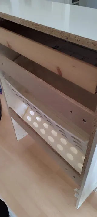 Zapatero Ikea Hemnes Madera Blanco