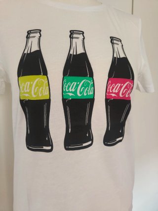 Camiseta Coca-Cola Blanca Talla S