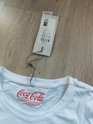 Camiseta Coca-Cola Blanca Talla S