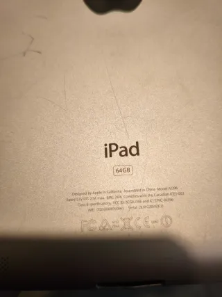 iPad A1396 64GB Negro Libre