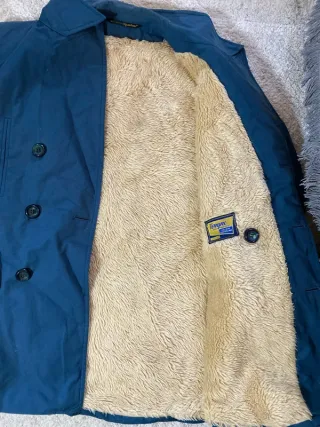 Chaqueta Terral azul vintage retro