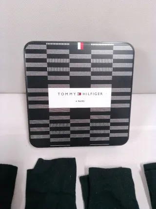 Calzini Tommy Hilfiger Uomo Neri Grigio Set