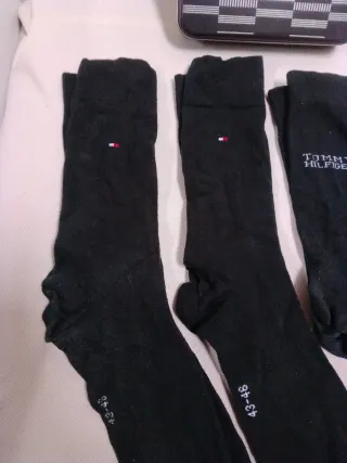 Calzini Tommy Hilfiger Uomo Neri Grigio Set