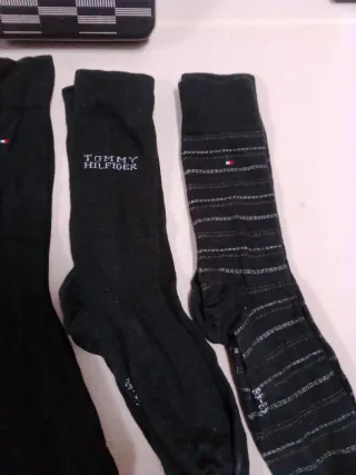 Calzini Tommy Hilfiger Uomo Neri Grigio Set