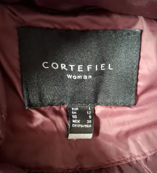 Abrigo plumífero mujer talla L