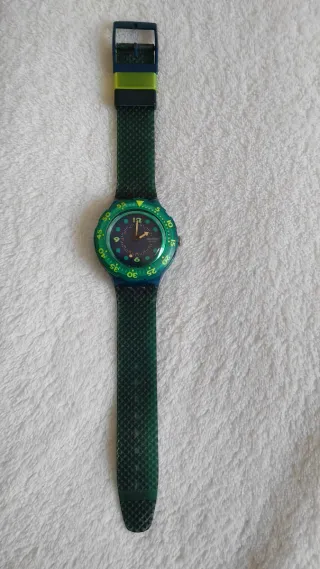 Swatch Scuba 200 Blue Moon SDN100 1991