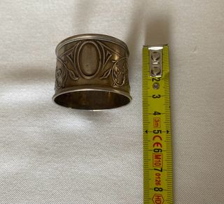 Argola Prata Portuguesa Guardanapo