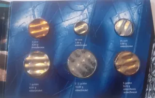 Monete Olanda pre-euro blister 6 pezzi