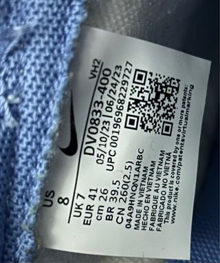 Zapatillas Nike Dunk Low Azul y Blanco