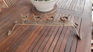 Candelabro Portavelas Antiguo