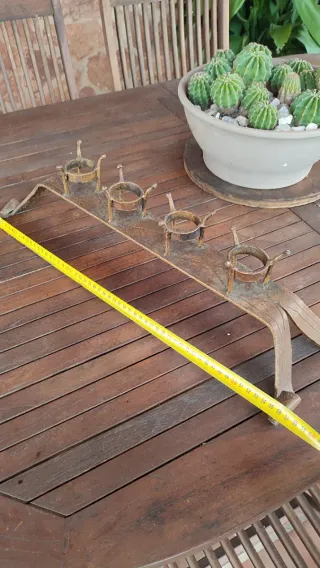 Candelabro Portavelas Antiguo