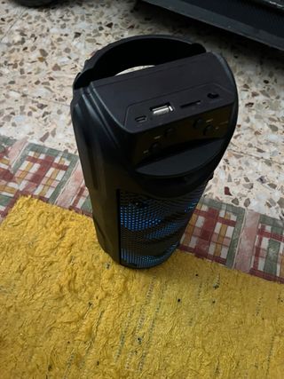 Altavoz Portátil Bluetooth Negro/Rojo
