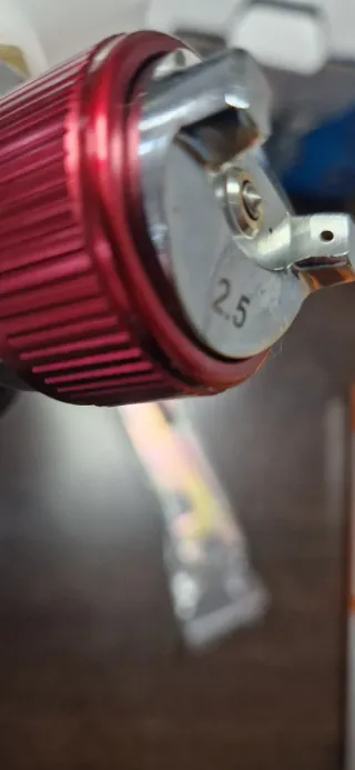 Pistola pintar con aguja 2,5mm especial