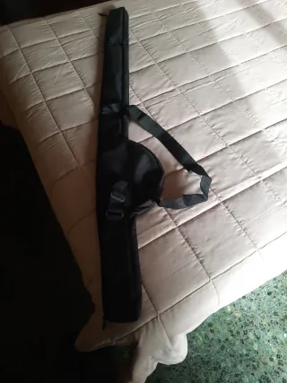 Funda caña pesca 1.30m plegada