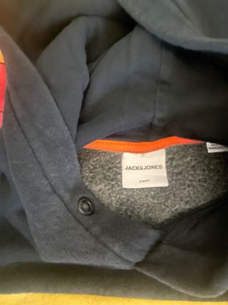 Felpa Jack & Jones nera e gialla