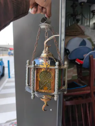 Farolillo marroquí antiguo