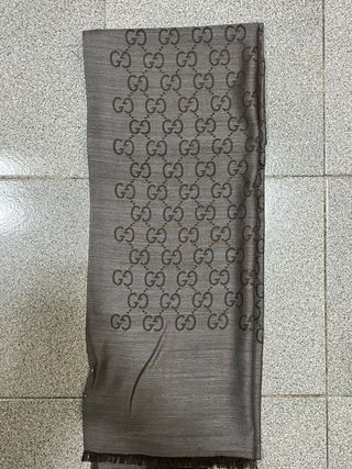Sciarpa Gucci GG Monogram Marrone