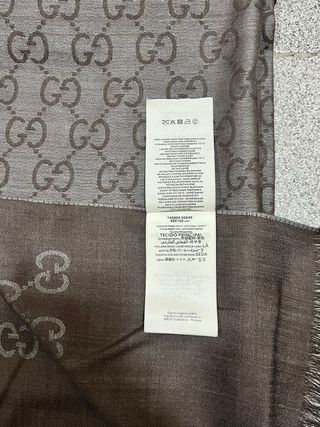 Sciarpa Gucci GG Monogram Marrone