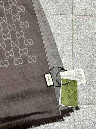 Sciarpa Gucci GG Monogram Marrone