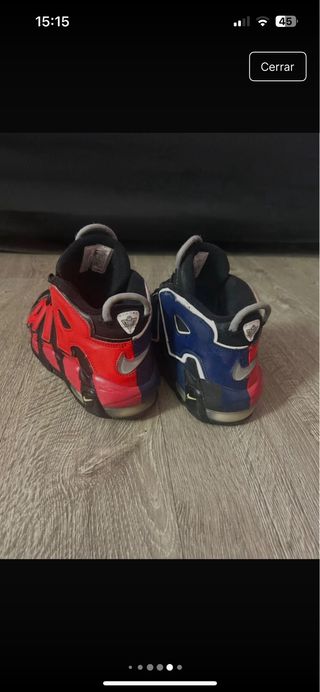Zapatillas Nike Air More Uptempo (Rojas y Azules)