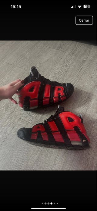 Zapatillas Nike Air More Uptempo (Rojas y Azules)