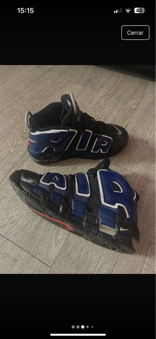 Zapatillas Nike Air More Uptempo (Rojas y Azules)