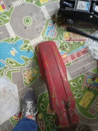 Guardabarros moto cross rojo para derbi FDS y puch