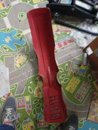 Guardabarros moto cross rojo para derbi FDS y puch