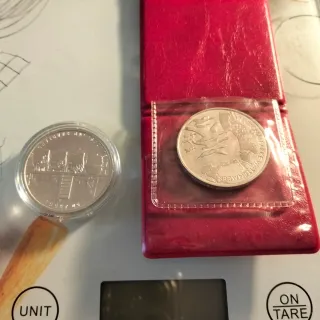 2 Monete Tedesche 10 Euro Argento