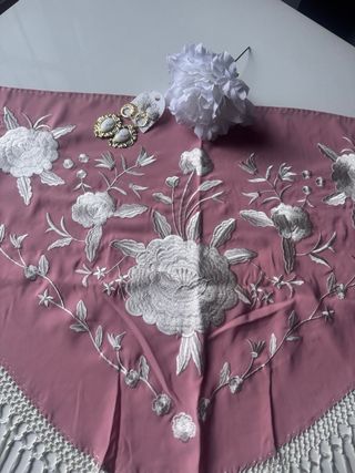 Manton Flamenca Mujer