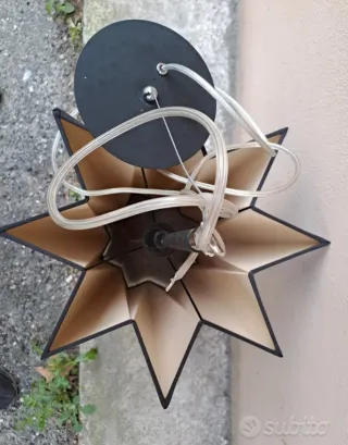 Lampada Calligaris tessuto e plastica