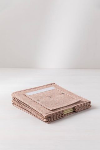 Organizador colgante, rosa con velcro. 85x26cm