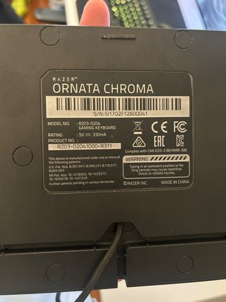 Teclado Razer