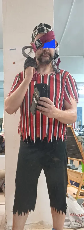 Disfraz Pirata Adulto Talla Única