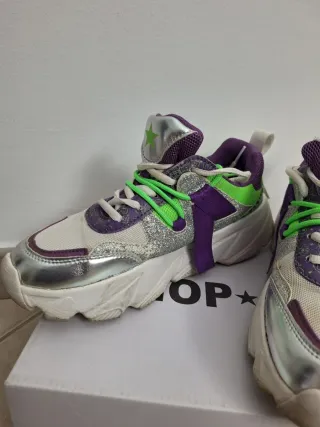 Scarpe donna Shop Art viola/argento