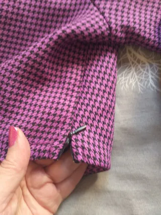 Blusa Zara Morada y Negra