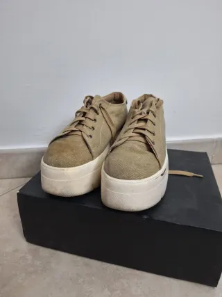 Sneakers donna Police beige