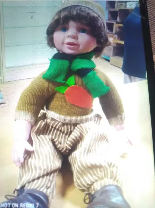 Muñeco de porcelana colección nuevo en su caja. Mi