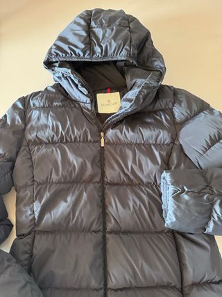 Plumífero Moncler Mujer Azul Marino Original