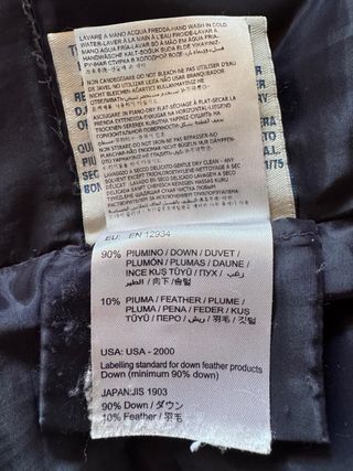 Plumífero Moncler Mujer Azul Marino Original