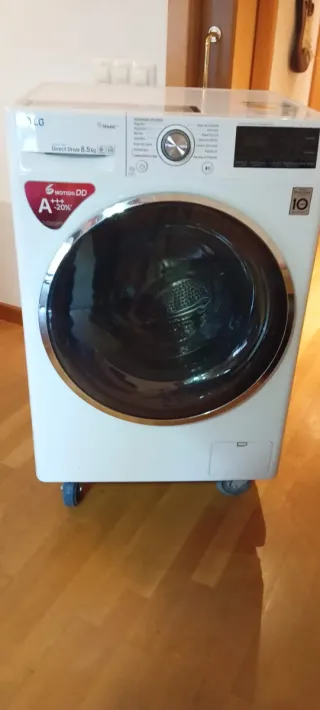 Lavadora LG Direct Drive 1400 RPM, ThinQ